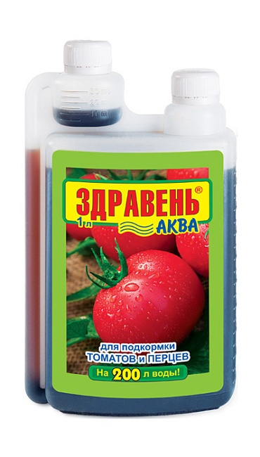 Удобрение Здравень АКВА для томатов и перцев
